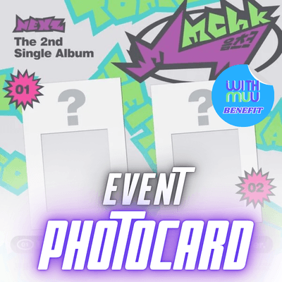 NEXZ 2ND SINGLE ALBUM Mmchk   (STICKER VER.)   -  2 ALBUMS SET   |  KPOP USA WITHMUU OFFICIAL PHOTOCARD (RANDOM 1 OUT OF 7)