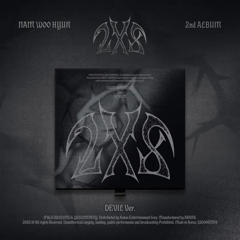 NAM WOOHYUN 2ND ALBUM 2X8   |  2 ALBUMS SET    [PRE]