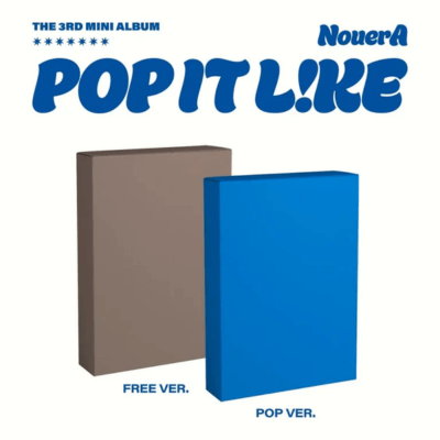 NouerA 3RD MINI ALBUM POP IT LIKE   |  2 ALBUMS SET
