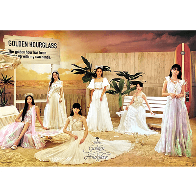 OH MY GIRL 9TH MINI ALBUM GOLDEN HOURGLASS POSTER  |  LIGHT VER.