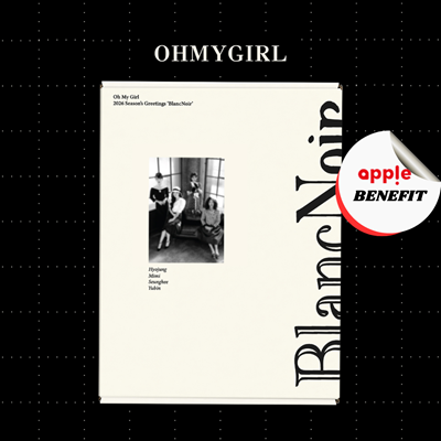 OH MY GIRL 2026 SEASON'S GREETINGS  [BLANC NOIR]     |   KPOP USA APPLE OFFICIAL PHOTOCARD (RANDOM 1 OUT OF 4)
