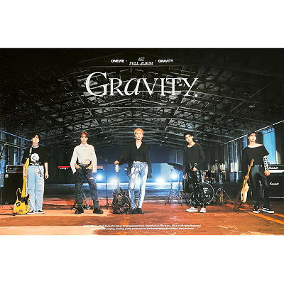 ONEWE 1ST ENGLISH FULL ALBUM GRAVITY POSTER  | VERSION A