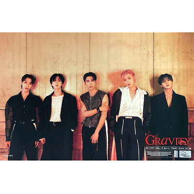 ONEWE 1ST ENGLISH FULL ALBUM GRAVITY POSTER  | VERSION B