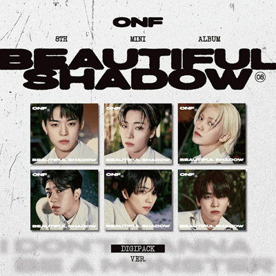 ONF 8TH MINI ALBUM  BEAUTIFUL SHADOW DIGIPACK VER.  (RANDOM)