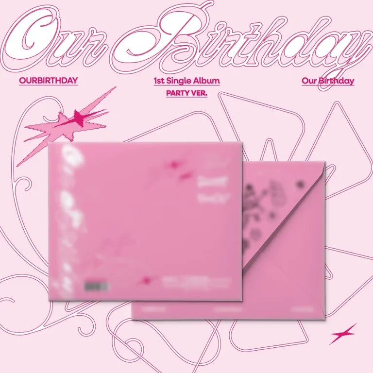 OURBIRTHDAY 1ST SINGLE OUR BIRTHDAY  (PHOTOBOOK VER.)   -  2 ALBUMS SET    |  KPOP USA WITHMUU OFFICIAL PHOTOCARD  (RANDOM 1 OUT OF 7)       [PRE]