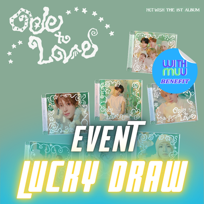 [LUCKY DRAW]  NCT WISH 1ST ALBUM ODE TO LOVE  (JEWEL CASE VER.)  RANDOM  |  KPOP USA WITHMUU OFFICIAL PHOTOCARD (RANDOM 1 OUT OF 6)