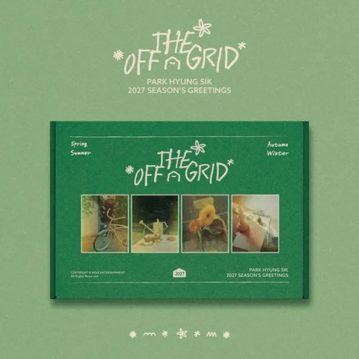 PARK HYUNG SIK 'OFF THE GRID'  2027 SEASON'S GREETINGS   |    APPLE OFFICIAL PHOTOCARD     [PRE]