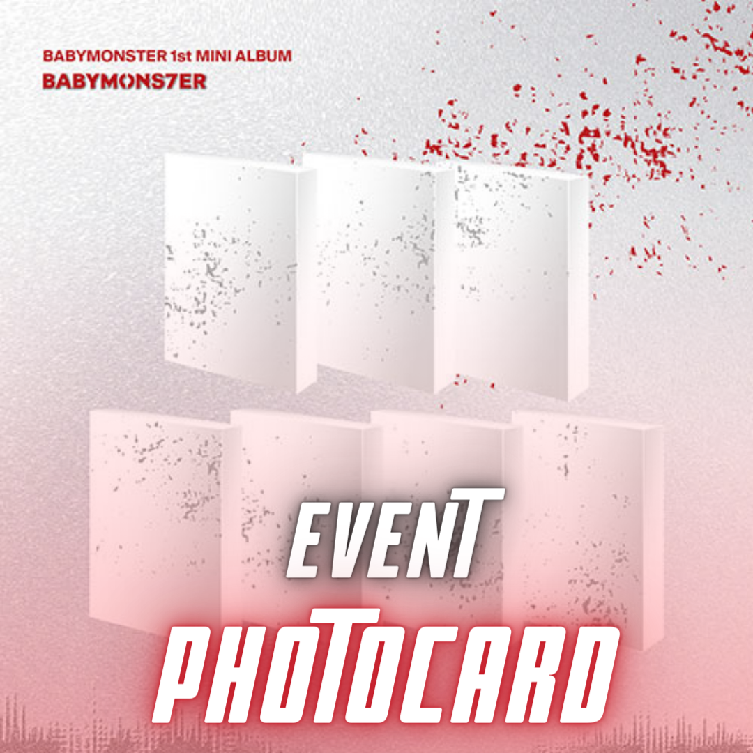 BABYMONSTER 1ST MINI ALBUM BABYMONS7ER   YG TAG ALBUM VER.  |  EXCLUSIVE  PHOTOCARD INCLUDED (RANDOM 1 OUT OF 7)