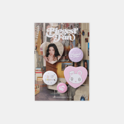 RED VELVET IRENE BIGGEST FAN OFFICIAL MD  [PIN BUTTON SET]
