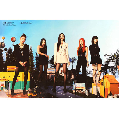 RED VELVET QUEENDOM 6TH MINI ALBUM QUEENS VER.  POSTER  |  VERSION A