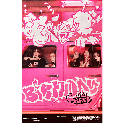 RED VELVET THE REVE FESTIVAL 2022 BIRTHDAY PHOTOBOOK POSTER | VERSION B