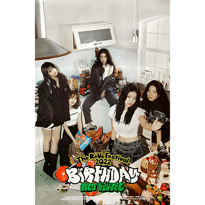 RED VELVET THE REVE FESTIVAL 2022 BIRTHDAY DIGIPACK POSTER | VERSION A