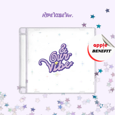 SAY MY NAME 3RD EP ALBUM &OUR VIBE  (HYPE VIBE VER.)     |  KPOP USA APPLE OFFICIAL PHOTOCARD (RANDOM 1 OUT OF 8)
