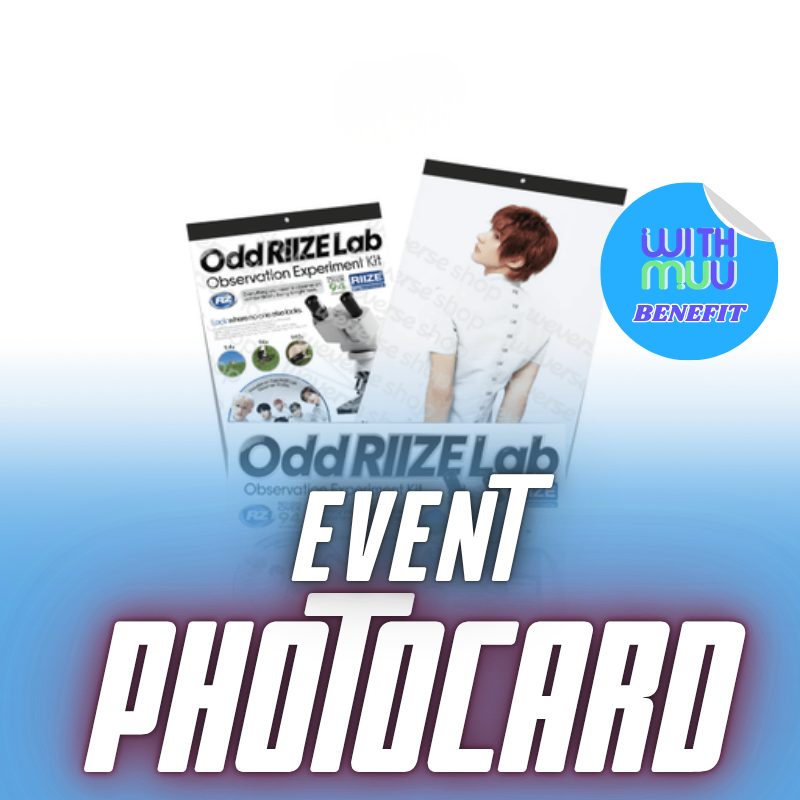 RIIZE 2027 SEASON'S GREETINGS  + 2027 WALL CALENDAR  SET     |   WITHMUU OFFICIAL  PHOTOCARD SET    +  OFFICIAL PHOTOCARD (RANDOM 1 OUT OF 6)   SET ONLY    [PRE]