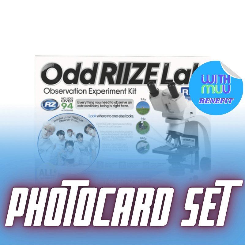 RIIZE  'Odd RIIZE Lab'  2027 SEASON'S GREETINGS     |   WITHMUU OFFICIAL  PHOTOCARD SET         [PRE]