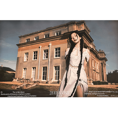 RED VELVET SEULGI 1ST MINI ALBUM 28 REASONS PHOTOBOOK VER  POSTER  | VERSION B