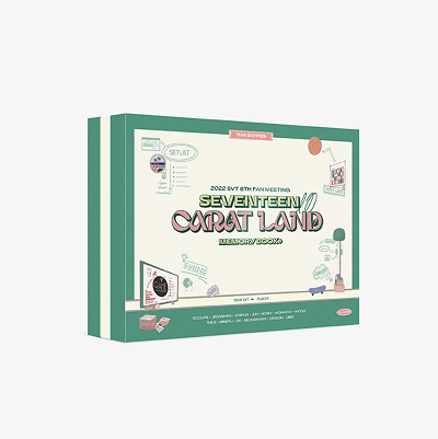 SEVENTEEN 6TH FAN MEETING 2022 SEVENTEEN IN CARAT LAND MEMORY BOOK + DVD