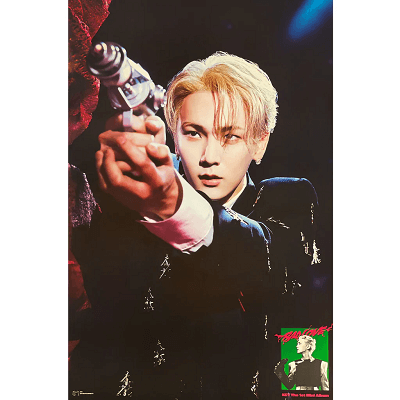 SHINEE KEY 1ST MINI ALBUM BAD LOVE SPACE RAY GUN VER  POSTER |  VERSION A
