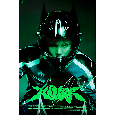 SHINEE KEY 2ND REPACKAGED ALBUM KILLER  POSTER |  CRT  VER.