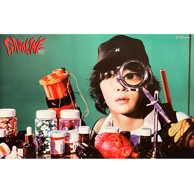 SHINEE KEY THE 2ND ALBUM GASOLINE  POSTER |  BOOKLET VERSION B