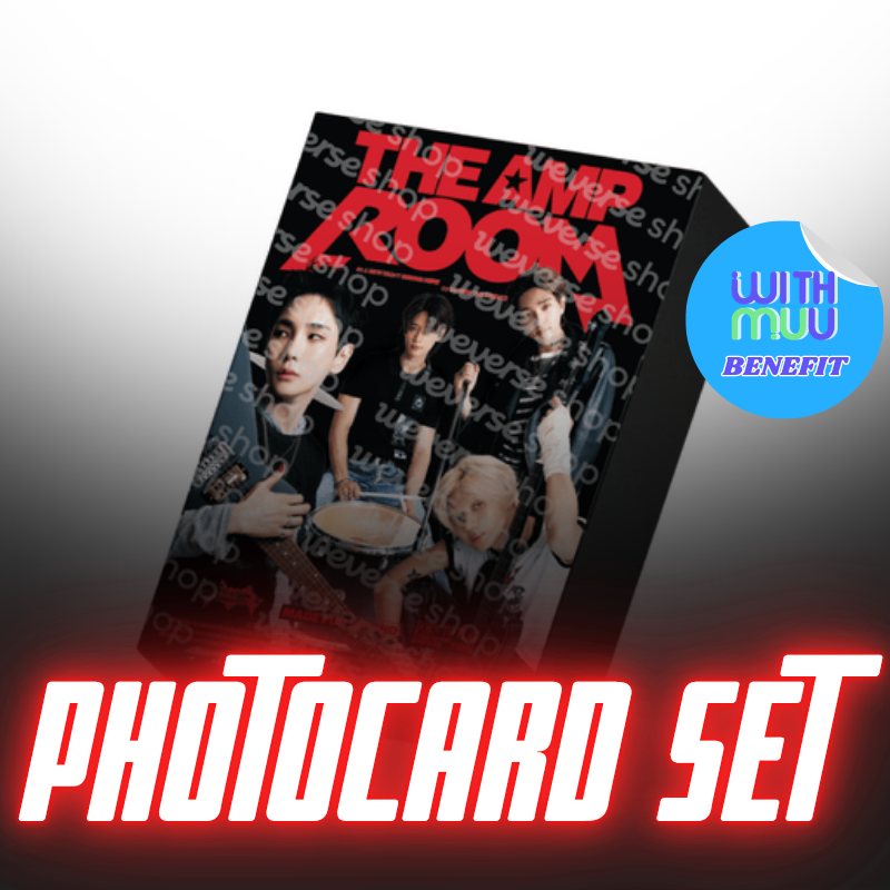 SHINEE 'THE AMP ROOM'  2027 SEASON'S GREETINGS     |   WITHMUU OFFICIAL  PHOTOCARD SET         [PRE]