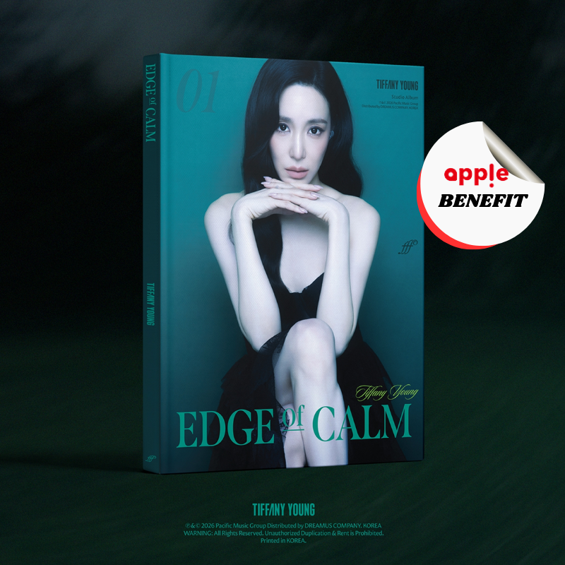 GIRLS' GENERATION TIFFANY YOUNG THE 1ST ALBUM  EDGE OF CALM   -  2 ALBUMS SET    |   KPOP USA APPLE OFFICIAL PHOTOCARD  (RANDOM 1 OUT OF 2)      [PRE]