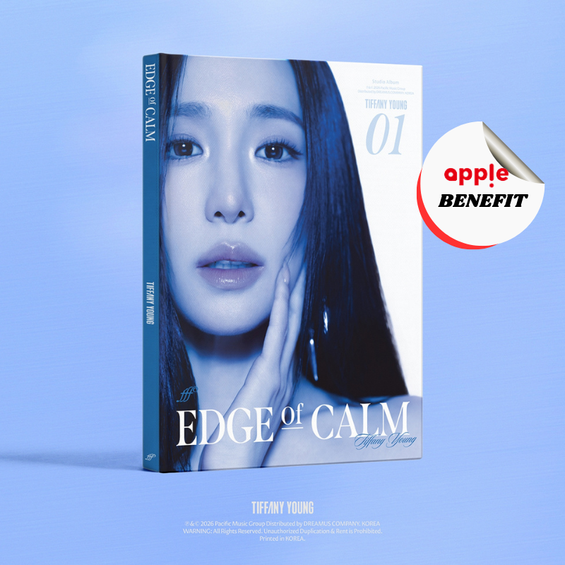GIRLS' GENERATION TIFFANY YOUNG THE 1ST ALBUM  EDGE OF CALM   -  2 ALBUMS SET    |   KPOP USA APPLE OFFICIAL PHOTOCARD  (RANDOM 1 OUT OF 2)      [PRE]