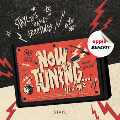 STAYC 2026 SEASON'S GREETINGS  [NOW TUNING]    |   KPOP USA APPLE OFFICIAL  PHOTOCARD  (RANDOM 1 OUT OF 6)