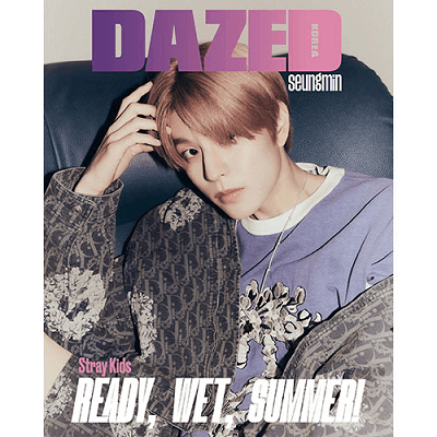STRAY KIDS SEUNGMIN DAZED 2023-7 MAGAZINE VER. C