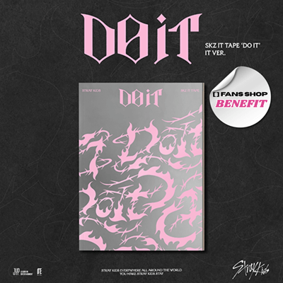 STRAY KIDS ALBUM SKZ IT TAPE  [DO IT]  IT VER.  (STANDARD VER.)  |  FANS SHOP OFFICIAL PHOTOCARD INCLUDED PER ALBUM (RANDOM 1 OUT OF 8)