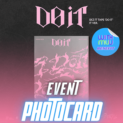 STRAY KIDS ALBUM SKZ IT TAPE  [DO IT]  IT VER.  (STANDARD VER.)   |   KPOP USA WITHMUU OFFICIAL  PHOTOCARD  (RANDOM 1 OUT OF 8)
