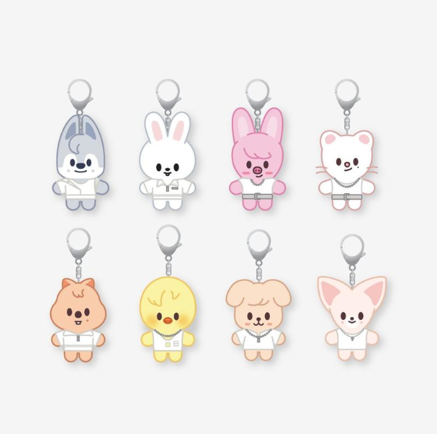 STRAY KIDS THIS & THAT OFFICIAL MD   SKZOO   [COSTUME PLUSH KEYRING]      [PRE]