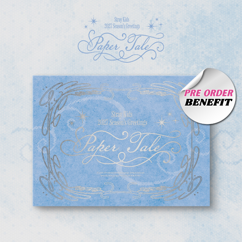 STRAY KIDS 'PAPER TALE' 2027 SEASON'S GREETINGS     |   INCLUDES PRE ORDER GIFT:   PHOTOCARD SET         [PRE]