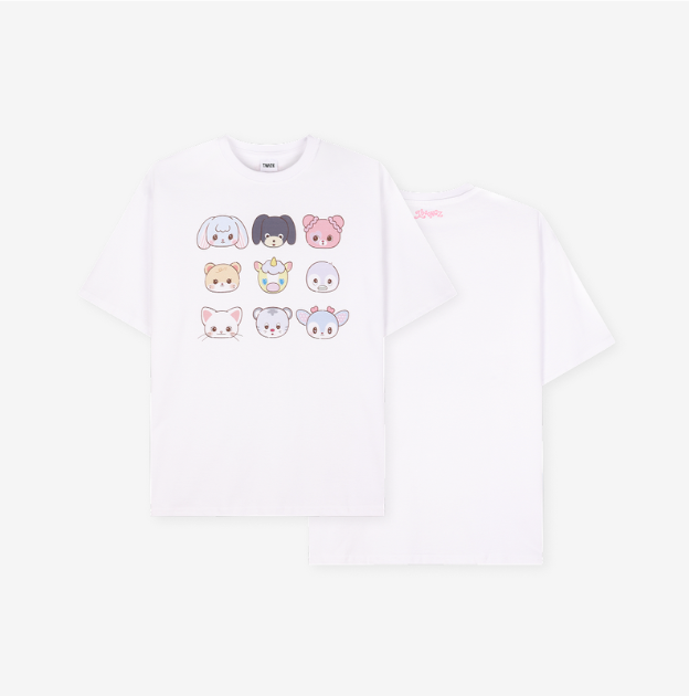 TWICE 11TH ANNIVERSARY 'TWICE the THRILL' POP-UP  OFFICIAL MD  [T-SHIRT WHITE]      [PRE]