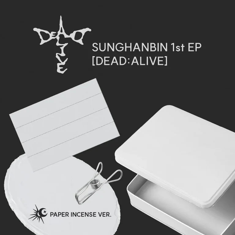 ZEROBASEONE SUNG HAN BIN 1ST EP ALBUM DEAD:ALIVE  (PAPER INCENSE VER.)        [PRE]