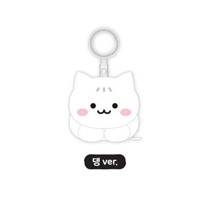 TAEMIN LOVE BLOSSOM GGUNG DAENG OFFICIAL MD    [MINI PLUSH KEYRING]  CAT LOAF VER.