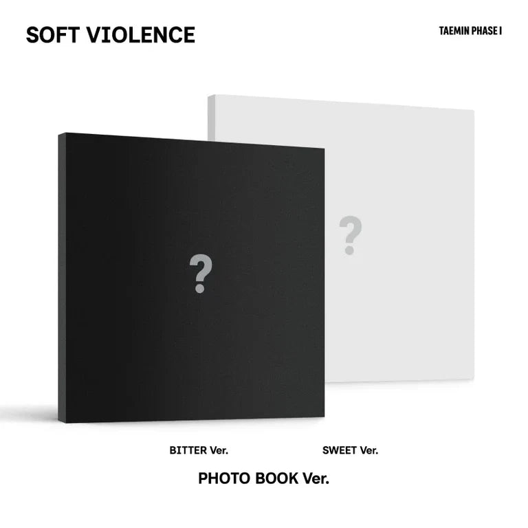 SHINEE TAEMIN ALBUM PHASE I: Soft Violence  (PHOTOBOOK VER.)    |  2 ALBUMS SET    [PRE]
