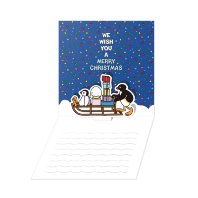 GIRLS GENERATION TAEYEON PINGU x TAENG-GEU OFFICIAL MD  [CHRISTMAS POP-UP CARD]