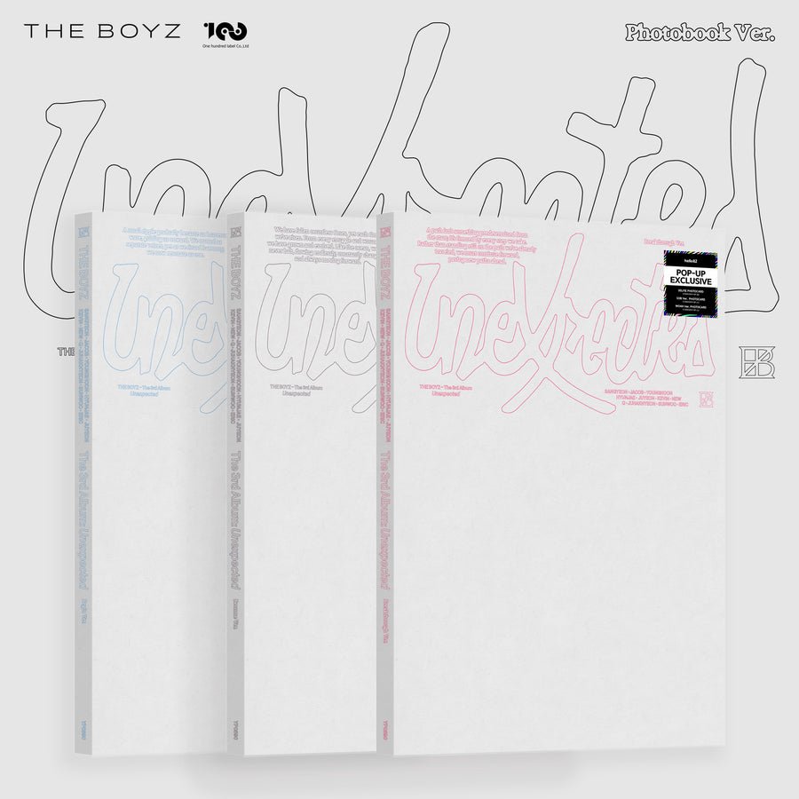 THE BOYZ 3RD ALBUM UNEXPECTED  (U.S VER)   [POP-UP EXCLUSIVE]   |   INCLUDES POP-UP EXCLUSIVE PHOTOCARD (RANDOM 1 OUT OF 11) +  INTERNATIONAL EXCLUSIVE PHOTOCARD (RANDOM 1 OUT OF 11)