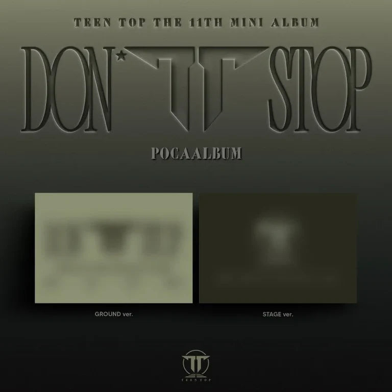TEEN TOP 11TH MINI ALBUM DON'T STOP  (POCA ALBUM VER.)   |  2 ALBUMS SET     [PRE]