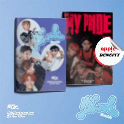 TIOT 4TH MINI ALBUM MY PRIDE  (PHOTOBOOK VER.)  -  2 ALBUMS SET      |  KPOP USA APPLE OFFICIAL  PHOTOCARD A  (RANDOM 1 OUT OF 5)