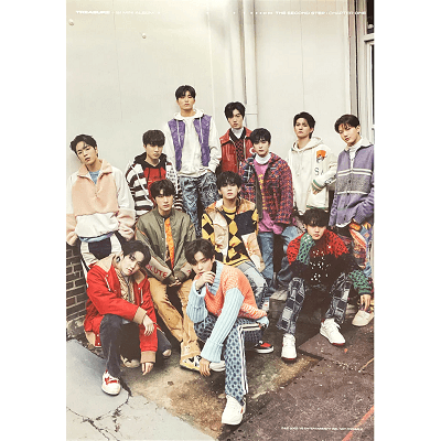 TREASURE  1ST MINI ALBUM THE SECOND STEP: CHAPTER ONE  DOUBLE-SIDED POSTER