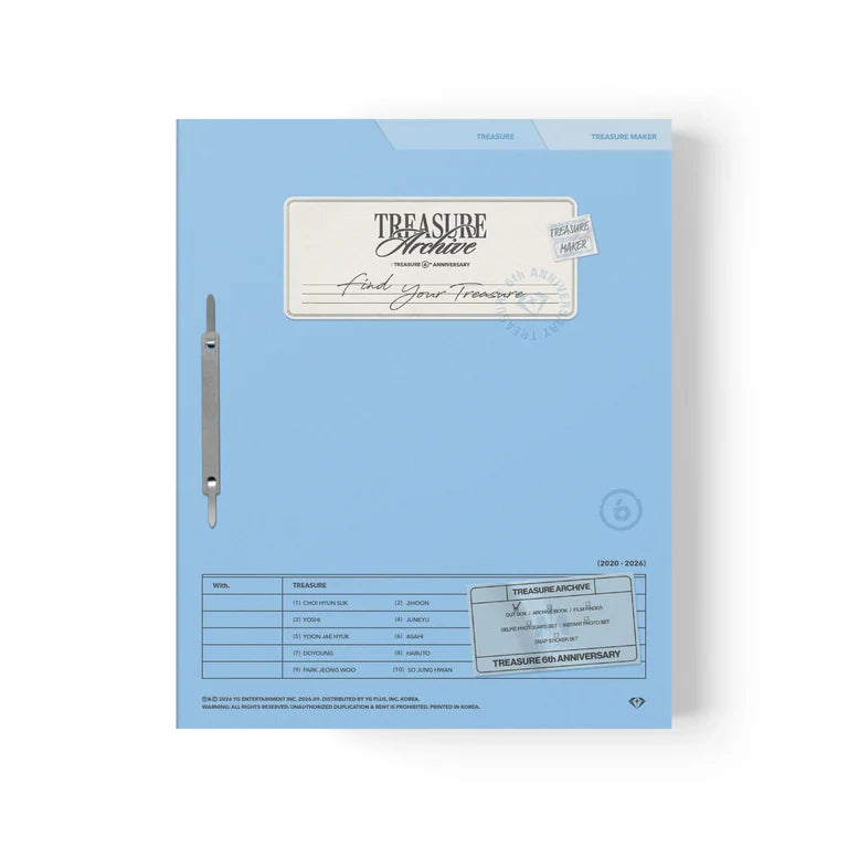 TREASURE ARCHIVE : TREASURE 6TH ANNIVERSARY      [PRE]