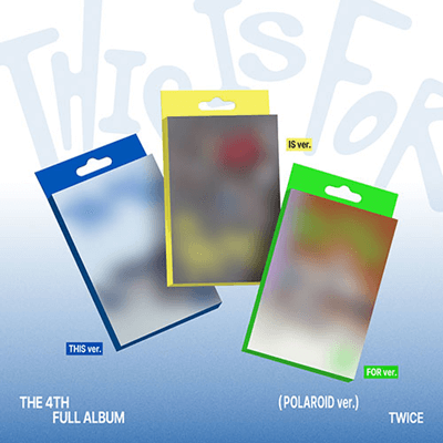 TWICE 4TH ALBUM THIS IS FOR  (POLAROID VER.)   |  3 ALBUMS SET