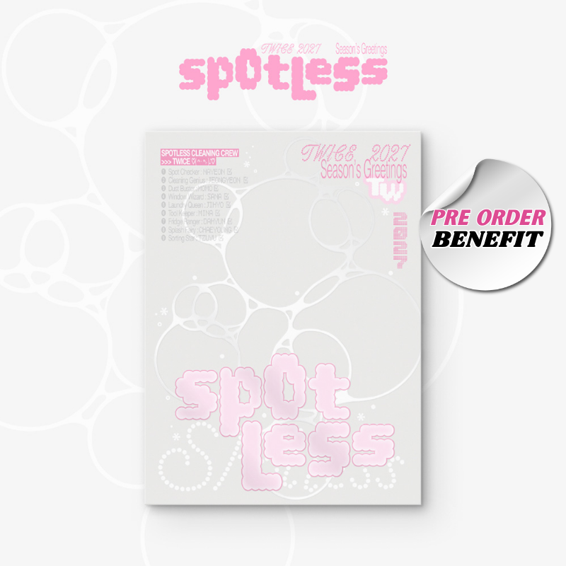 TWICE 'SPOTLESS' 2027 SEASON'S GREETINGS    |   INCLUDES PRE ORDER GIFT:   PHOTOCARD SET     [PRE]