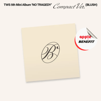 TWS 5TH MINI ALBUM NO TRAGEDY  (COMPACT VER.)  BLUSH VER.    |   KPOP USA APPLE OFFICIAL  PHOTOCARD (RANDOM 1 OUT OF 18)