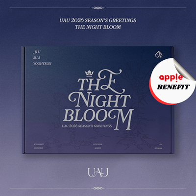 UAU 2026 SEASON'S GREETINGS  [THE NIGHT BLOOM]    |    KPOP USA APPLE OFFICIAL PHOTOCARD (RANDOM 1 OUT OF 6)