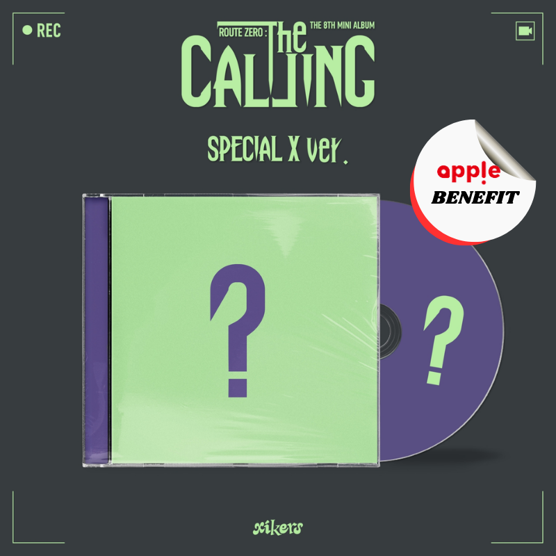XIKERS 8TH MINI ALBUM ROUTE ZERO : THE CALLING   (SPECIAL X VER.)    |   KPOP USA APPLE OFFICIAL  PHOTOCARD LONELY VER.  (RANDOM 1 OUT OF 10)      [PRE]