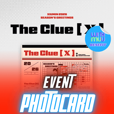 EXO XIUMIN 2026 SEASON'S GREETINGS  [THE CLUE X]     |  KPOP USA WITHMUU OFFICIAL PHOTOCARD (RANDOM 1 OUT OF 3)