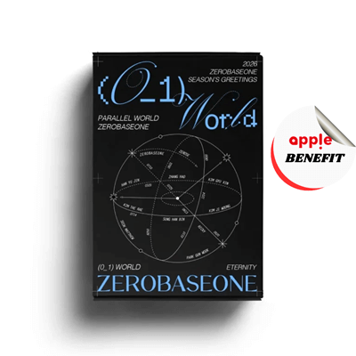 ZEROBASEONE 2026 SEASON'S GREETINGS  [(0_1) WORLD]   |    KPOP USA APPLE OFFICIAL PHOTOCARD SET